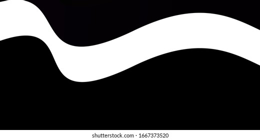 Dark vector background with curves. Colorful geometric sample with gradient curves.  Pattern for ads, commercials.