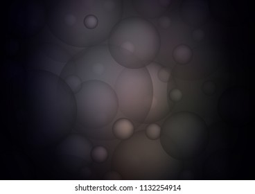 Dark vector background with dots. Beautiful colored illustration with blurred circles in nature style. Beautiful design for your business natural advert.