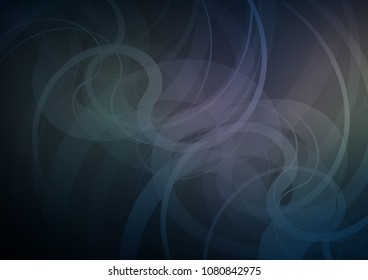 Dark vector background with lamp shapes. Colorful abstract illustration with gradient lines. A completely new marble design for your business.
