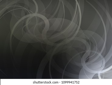 Dark vector background with lava shapes. Colorful abstract illustration with gradient lines. A completely new marble design for your business.