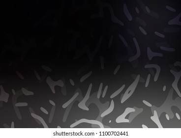 Dark vector background with lava shapes. Geometric illustration in marble style with gradient.  New composition for your brand book.