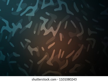 Dark vector background with lava shapes. An elegant bright illustration with gradient. The template for cell phone backgrounds.