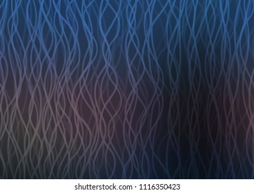 Dark vector background with lava shapes. Creative illustration in halftone marble style with gradient. Textured wave pattern for backgrounds.