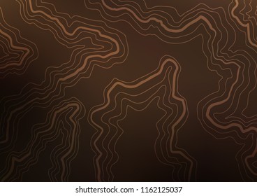 Dark vector background with lava shapes. Glitter abstract illustration with wry lines. New composition for your brand book.
