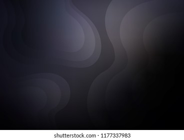 Dark vector background with lava shapes. Modern gradient abstract illustration with bandy lines. A new texture for your  ad, booklets, leaflets.