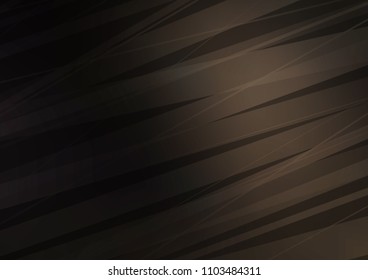 Dark vector background with straight lines. Modern geometrical abstract illustration with staves. The template can be used as a background.