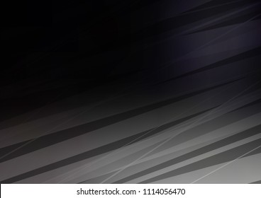 Dark vector background with straight lines. Glitter abstract illustration with colored sticks. Smart design for your business advert.