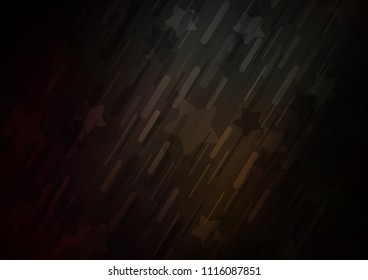 Dark vector background with straight lines. Blurred decorative design in simple style with lines. The template can be used as a background.