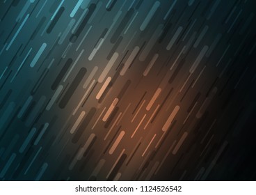 Dark vector background with straight lines. Decorative shining illustration with lines on abstract template. Smart design for your business advert.