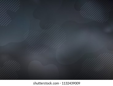 Dark vector background with straight lines. Decorative shining illustration with lines on abstract template. The pattern can be used for websites.