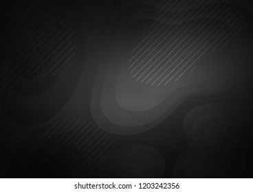 Dark vector background with straight lines. Modern geometrical abstract illustration with staves. Best design for your ad, poster, banner.