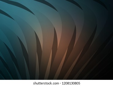 Dark vector background with straight lines. Shining colored illustration with narrow lines. The pattern can be used for busines ad, booklets, leaflets