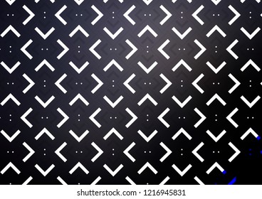 Dark vector background with straight lines. Blurred decorative design in simple style with lines. Smart design for your business advert.