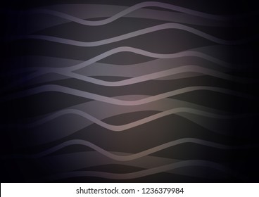 Dark vector background with straight lines. Shining colored illustration with narrow lines. Smart design for your business advert.