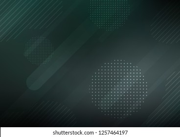 Dark vector background with straight lines and dots. Modern geometrical abstract illustration with sticks, dots. The pattern can be used for busines ad, booklets, leaflets