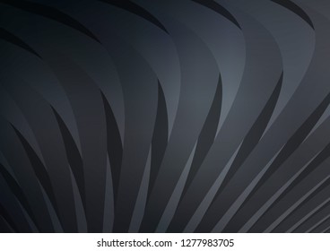 Dark vector background with straight lines. Decorative shining illustration with lines on abstract template. The pattern can be used as ads, poster, banner for commercial.