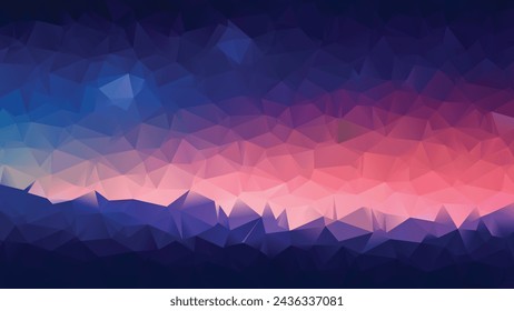 Fondo abstracto bajo del poli, de moda, geométrico, papel tapiz poligonal cibernético, póster del estilo del triángulo