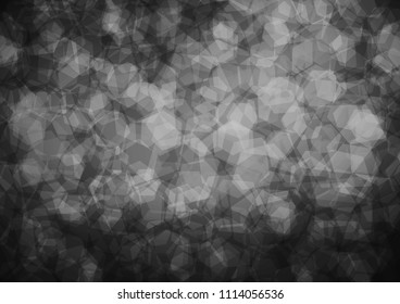 Dark vector blurry hexagon template. Colorful abstract illustration with gradient. Brand new style for your business design.