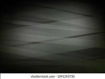 Dark vector cover with long lines. Glitter abstract illustration with colored sticks. Best design for your ad, poster, banner.