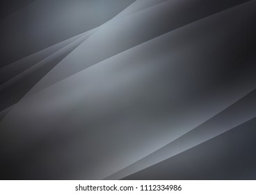 Dark vector cover with long lines. Modern geometrical abstract illustration with staves. The template can be used as a background.