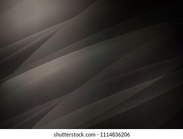 Dark vector cover with long lines. Lines on blurred abstract background with gradient. The pattern can be used as ads, poster, banner for commercial.
