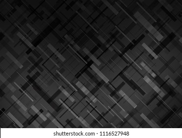 Dark vector cover with long lines. Shining colored illustration with narrow lines. The template can be used as a background.