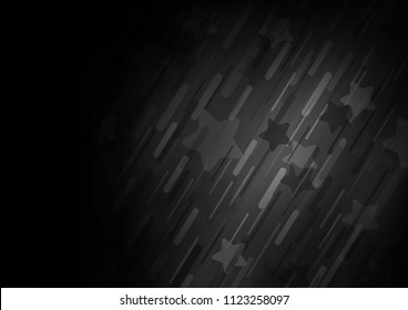 Dark vector cover with long lines. Blurred decorative design in simple style with lines. The pattern can be used for websites.