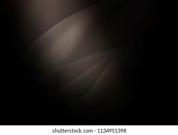 Dark vector cover with long lines. Blurred decorative design in simple style with lines. The template can be used as a background.