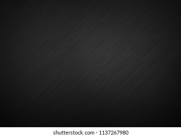 Dark vector cover with long lines. Lines on blurred abstract background with gradient. The template can be used as a background.