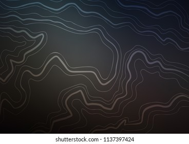 Dark vector cover with long lines. Glitter abstract illustration with colored sticks. The pattern can be used for websites.