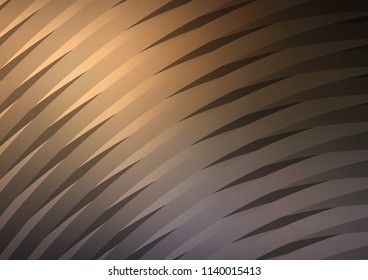Dark vector cover with long lines. Blurred decorative design in simple style with lines. The template can be used as a background.