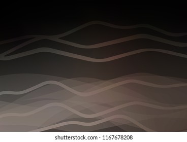 Dark vector cover with long lines. Glitter abstract illustration with colored sticks. The pattern can be used for websites.