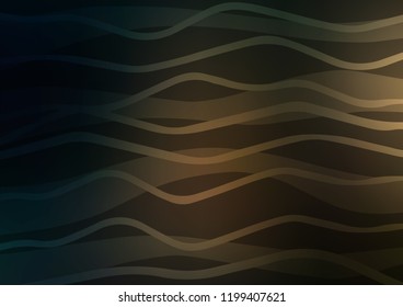 Dark vector cover with long lines. Blurred decorative design in simple style with lines. Smart design for your business advert.