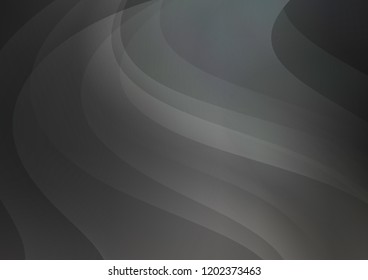 Dark vector cover with long lines. Decorative shining illustration with lines on abstract template. The pattern can be used for websites.