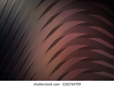Dark vector cover with long lines. Glitter abstract illustration with colored sticks. The pattern can be used as ads, poster, banner for commercial.