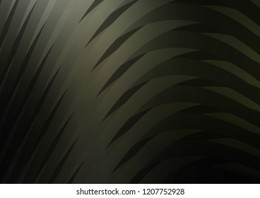 Dark vector cover with long lines. Lines on blurred abstract background with gradient. The pattern can be used for busines ad, booklets, leaflets