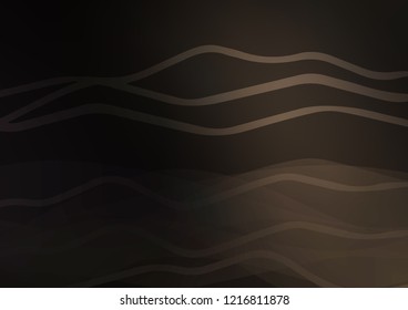 Dark vector cover with long lines. Glitter abstract illustration with colored sticks. The pattern can be used for busines ad, booklets, leaflets