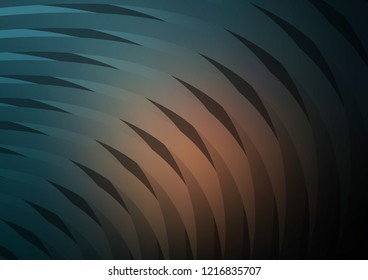 Dark vector cover with long lines. Lines on blurred abstract background with gradient. Smart design for your business advert.
