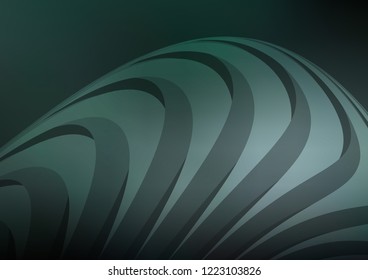 Dark vector cover with long lines. Lines on blurred abstract background with gradient. Smart design for your business advert.