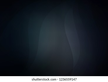 Dark vector cover with long lines. Decorative shining illustration with lines on abstract template. The pattern can be used as ads, poster, banner for commercial.