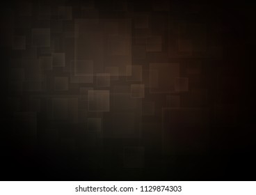 Dark vector cover in polygonal style. Beautiful illustration with rectangles and squares. Pattern can be used for websites.