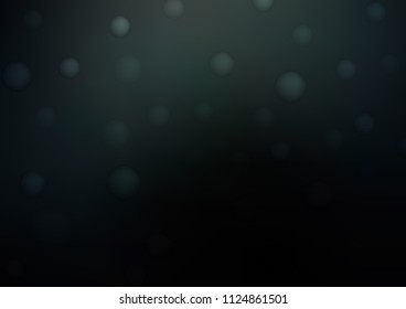 Dark vector cover with spots. Modern abstract illustration with colorful water drops. Completely new template for your brand book.