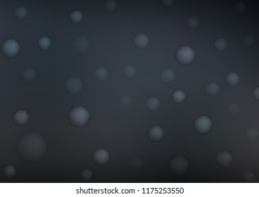 Dark vector cover with spots. Modern abstract illustration with colorful water drops. Pattern can be used as texture of water, rain drops.