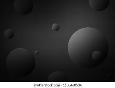 Dark vector cover with spots. Modern abstract illustration with colorful water drops. Completely new template for your brand book.