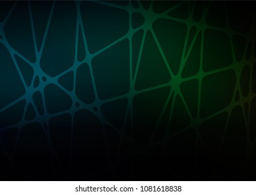 Dark vector curved background. Doodles on blurred abstract background with gradient. A new texture for your design.