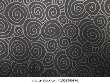 Dark vector doodle blurred background. A completely new color illustration in doodle style. Brand-new design for your business.
