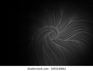 Dark vector doodle blurred background. Glitter abstract illustration with doodles and Zen tangles. The template can be used as a background for cell phones.