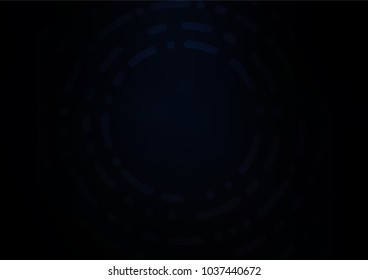 Dark vector doodle blurred pattern. Geometric doodle illustration in Origami style with gradient. The doodle design can be used for your web site.