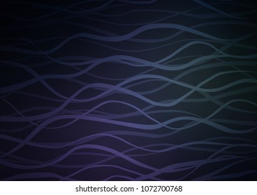 Dark vector doodle blurred pattern. Colorful abstract illustration with lines in Asian style. The textured pattern can be used for website.