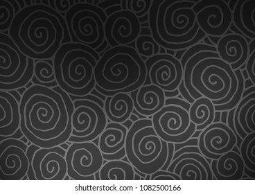 Dark vector doodle blurred pattern. Sketchy hand drawn doodles on blurred background. Hand painted design for web, wrapping, wallpaper.